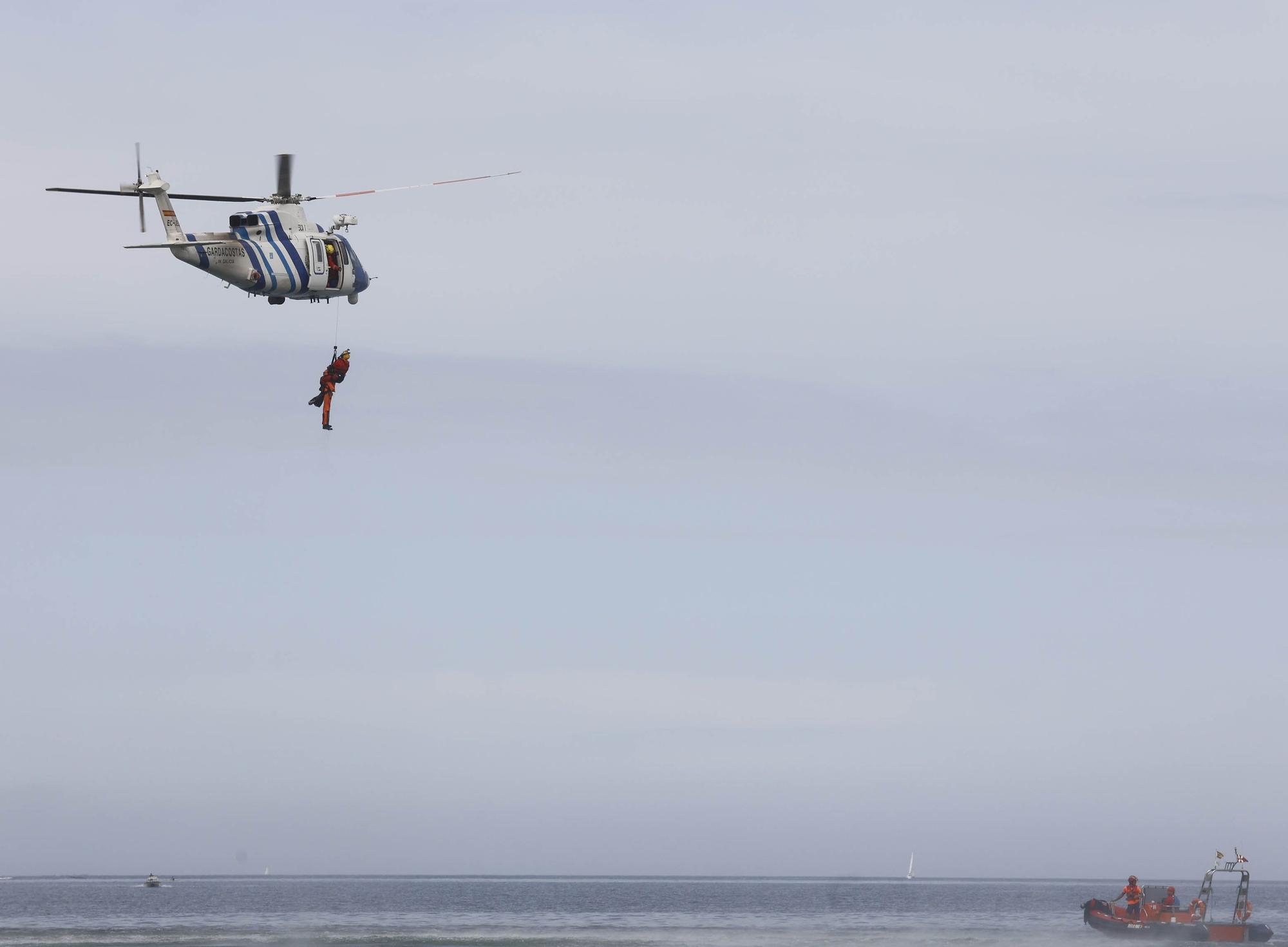 Así fue el rescate de película en Monteferro y Praia América