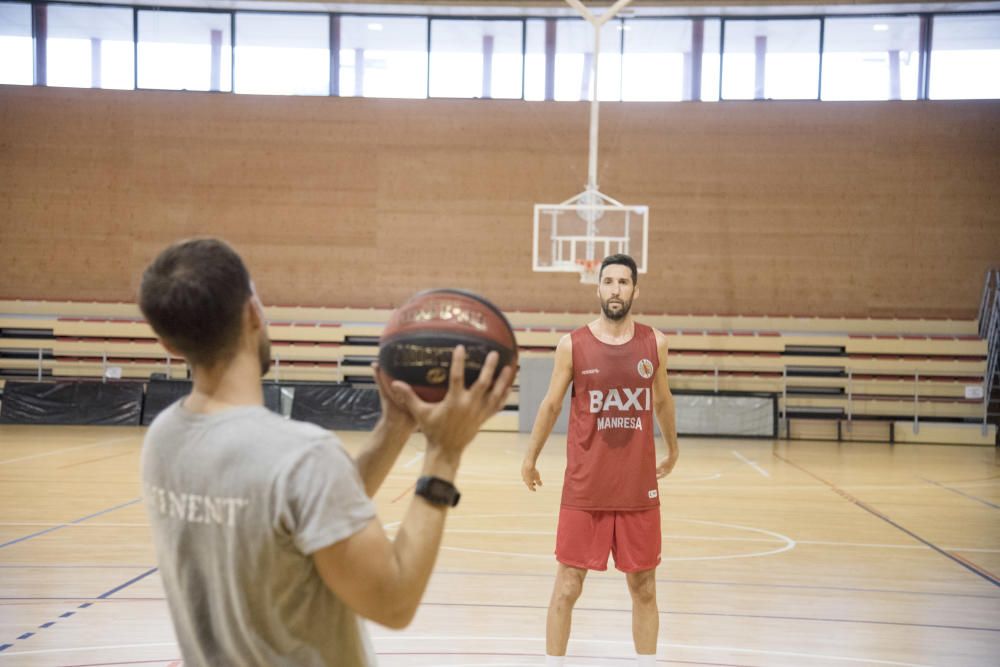 Entrenament del Baxi Manresa al Congost