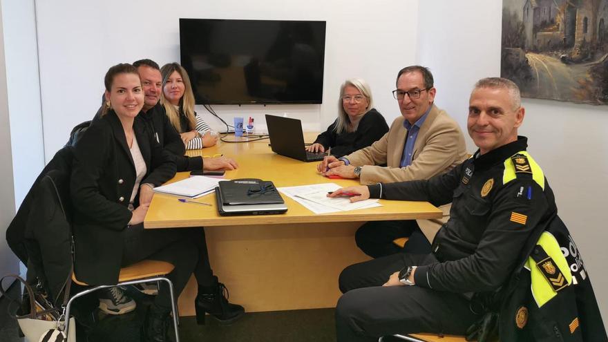 Una de les trobades entre representants de Sant Fruitós i Navarcles per tirar endavant el projecte