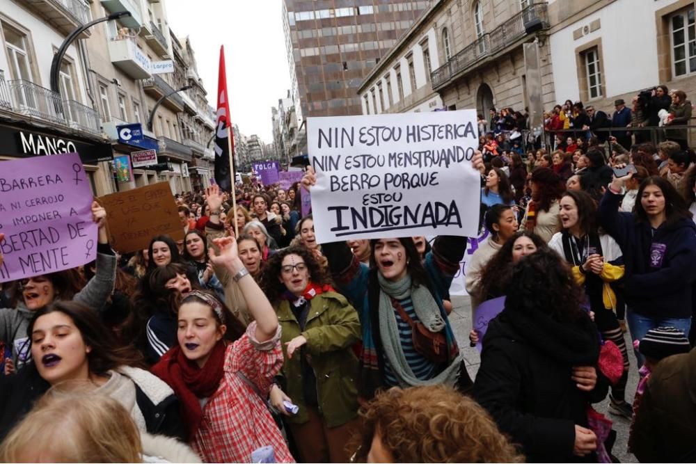 Manifestaciones en varios puntos de Galicia. // FdV