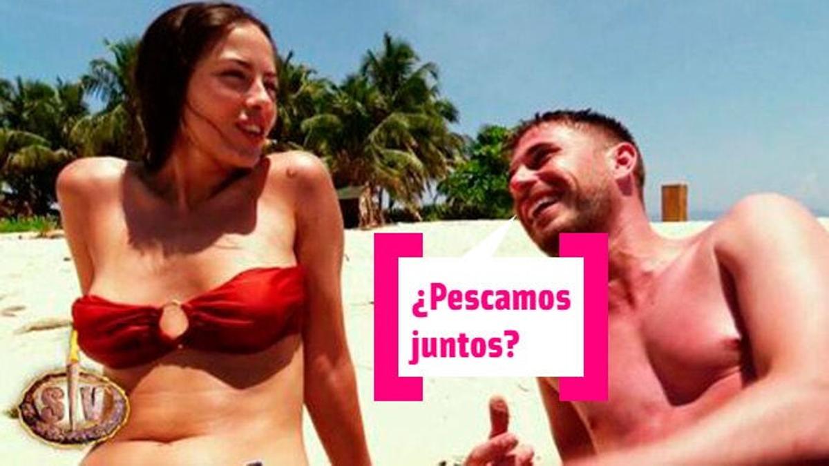 Melyssa Pinto y Tom Brusse en 'Supervivientes 2021'