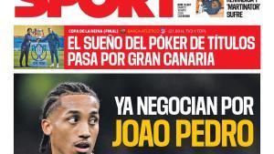 La portada SPORT de este sábado