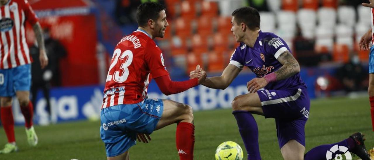 Lugo - Sporting, en imágenes