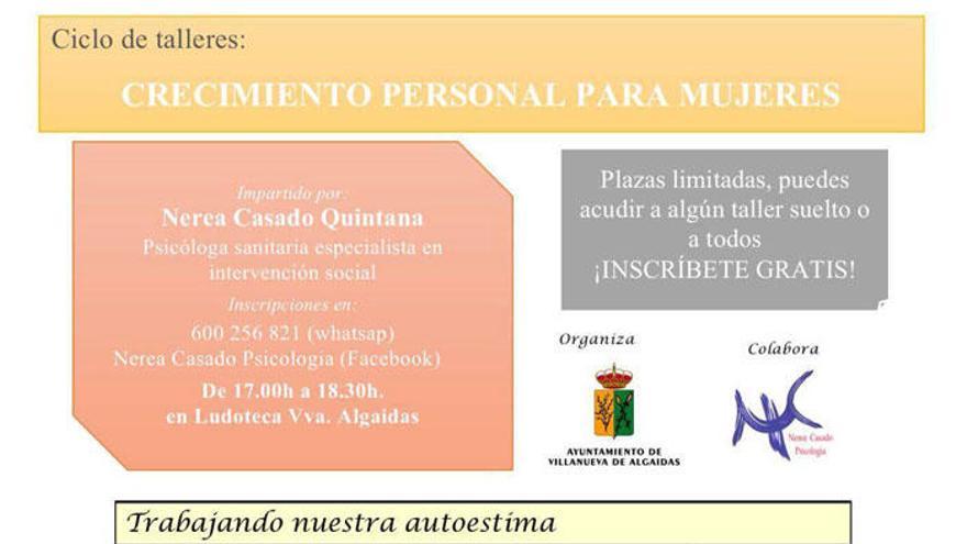 Programa del ciclo &#039;Crecimiento Personal para Mujeres&#039;.