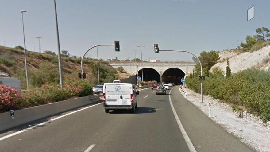 Túnel de Sant Joan en sentido València