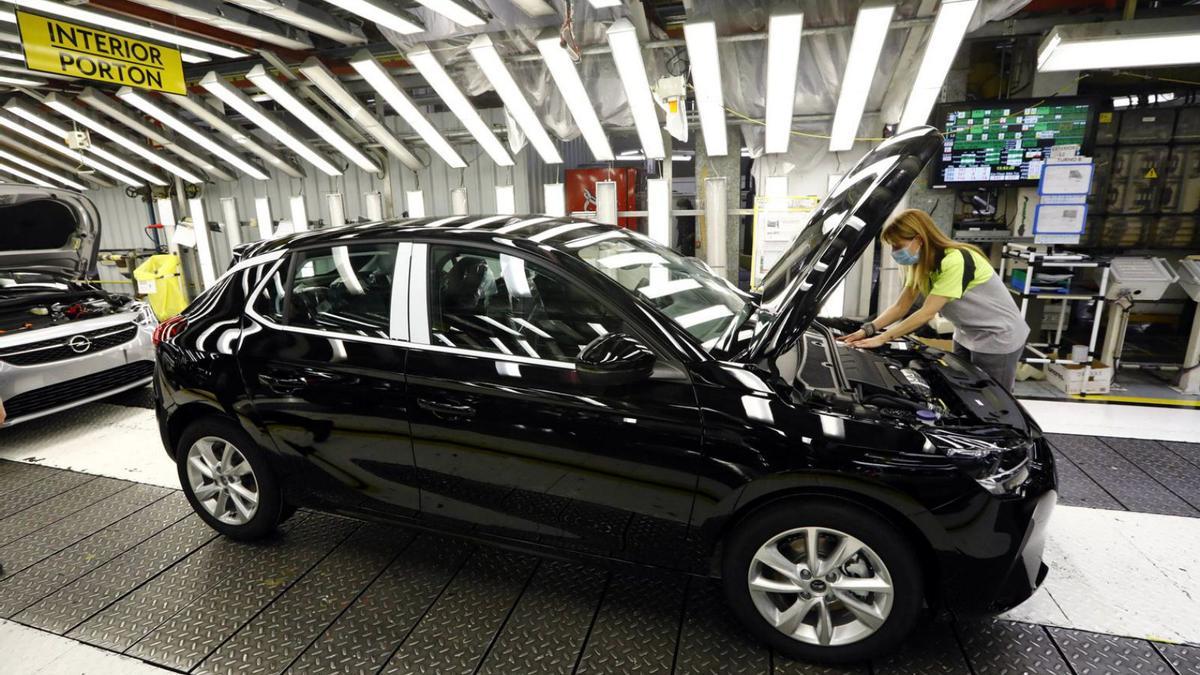 La fábrica de coches del grupo Stellantis en Figueruelas.