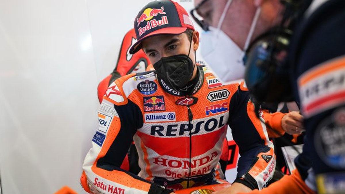 Susto para Marc Márquez en Jerez