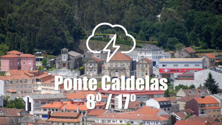 El tiempo en Ponte Caldelas: previsión meteorológica para hoy, martes 28 de octubre
