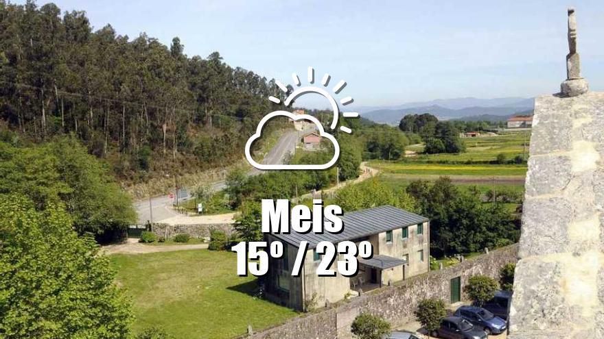 El tiempo en Meis: previsión meteorológica para hoy, viernes 20 de junio