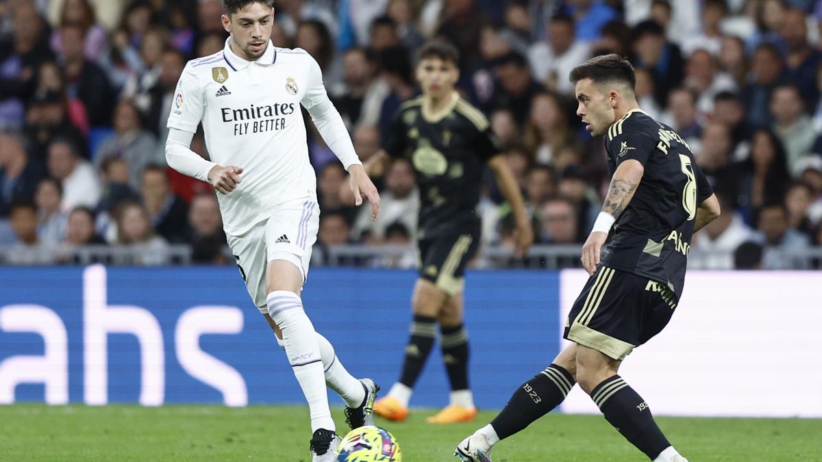 Partido del Celta contra el Real Madrid.