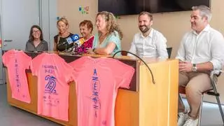 El lazo y la isla de Benidorm, protagonistas de la nueva camiseta solidaria de Anémona