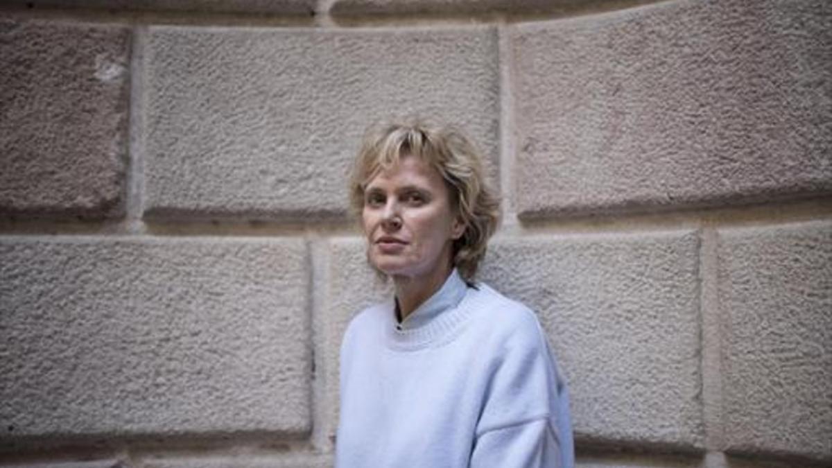 Siri Hustvedt, días atrás, en Barcelona, donde disfrutó de la fiesta de Sant Jordi.