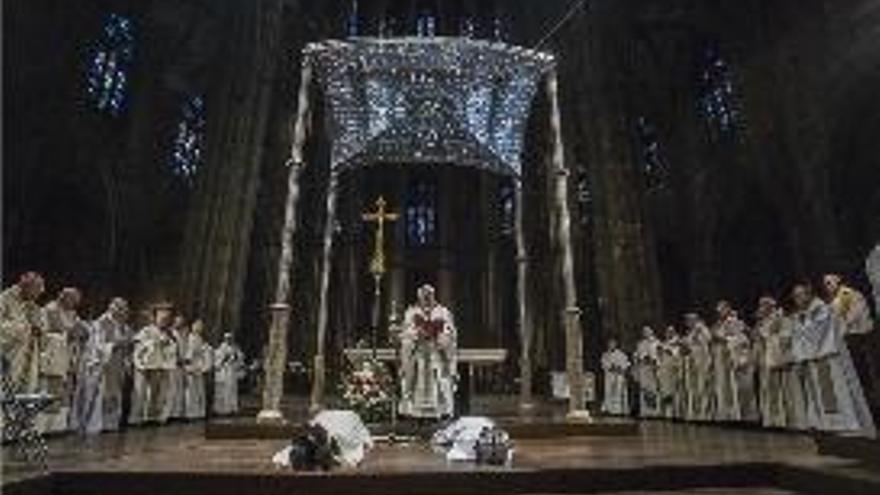 La cerimònia va tenir lloc ahir a la Catedral de Girona.