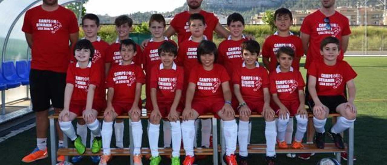 El Benjamín C del Plus Xàtiva se proclama campeón de liga de La Costera B