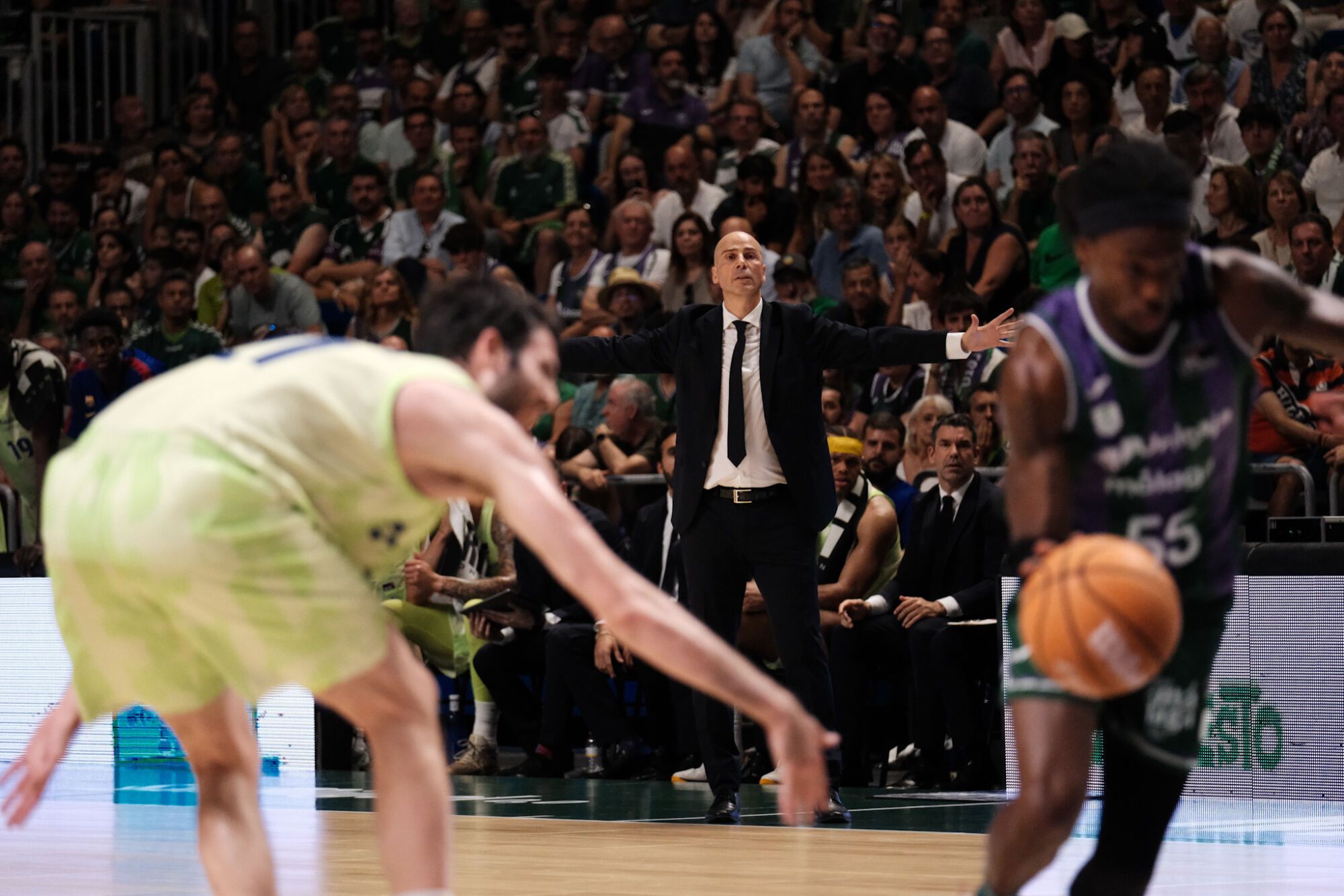 Tercer partido de los cuartos de final ACB I Unicaja - Málaga