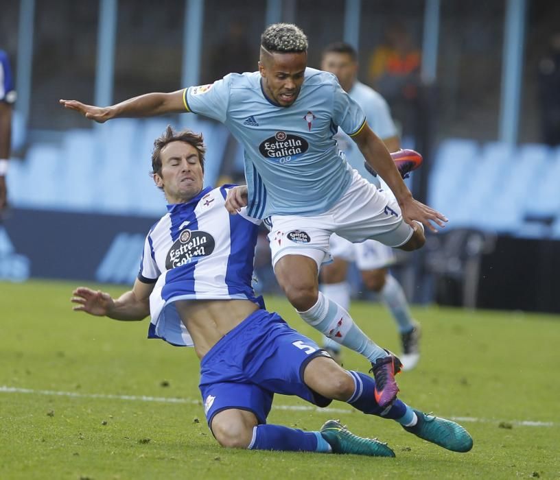 Mañana negra para el Dépor en Vigo ante el Celta