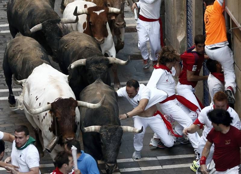 Último encierro de las Fiestas de San Fermín 2015