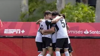 El Valencia golea al Barça y ya está en semis de LaLiga Promises