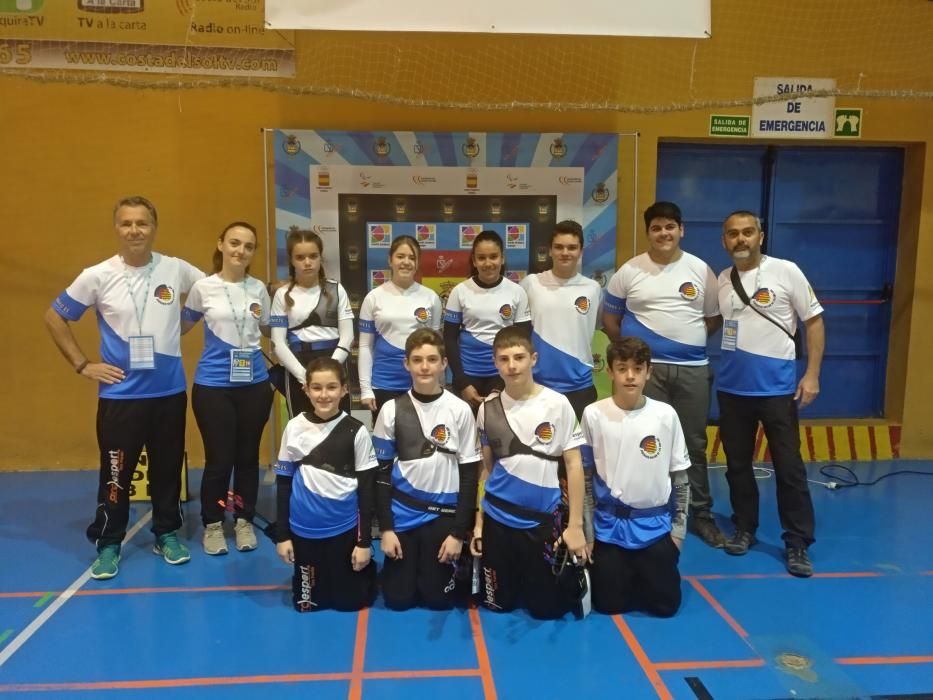 Nacional de tiro con arco en sala de cadete y menores de 14 años