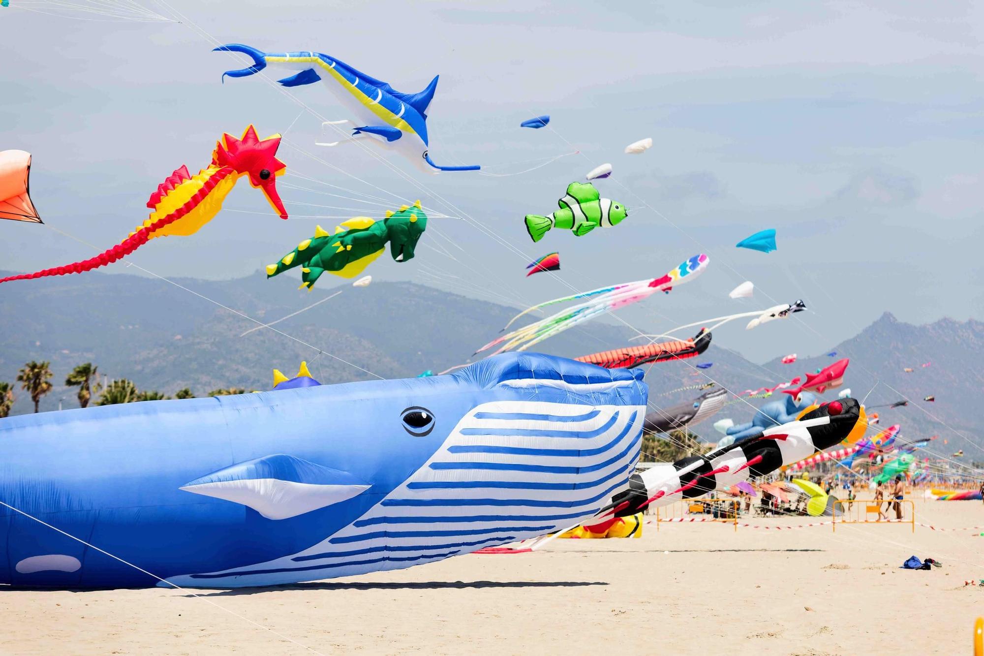 Las imágenes de la primera jornada del espectacular Festival del Viento de Castelló
