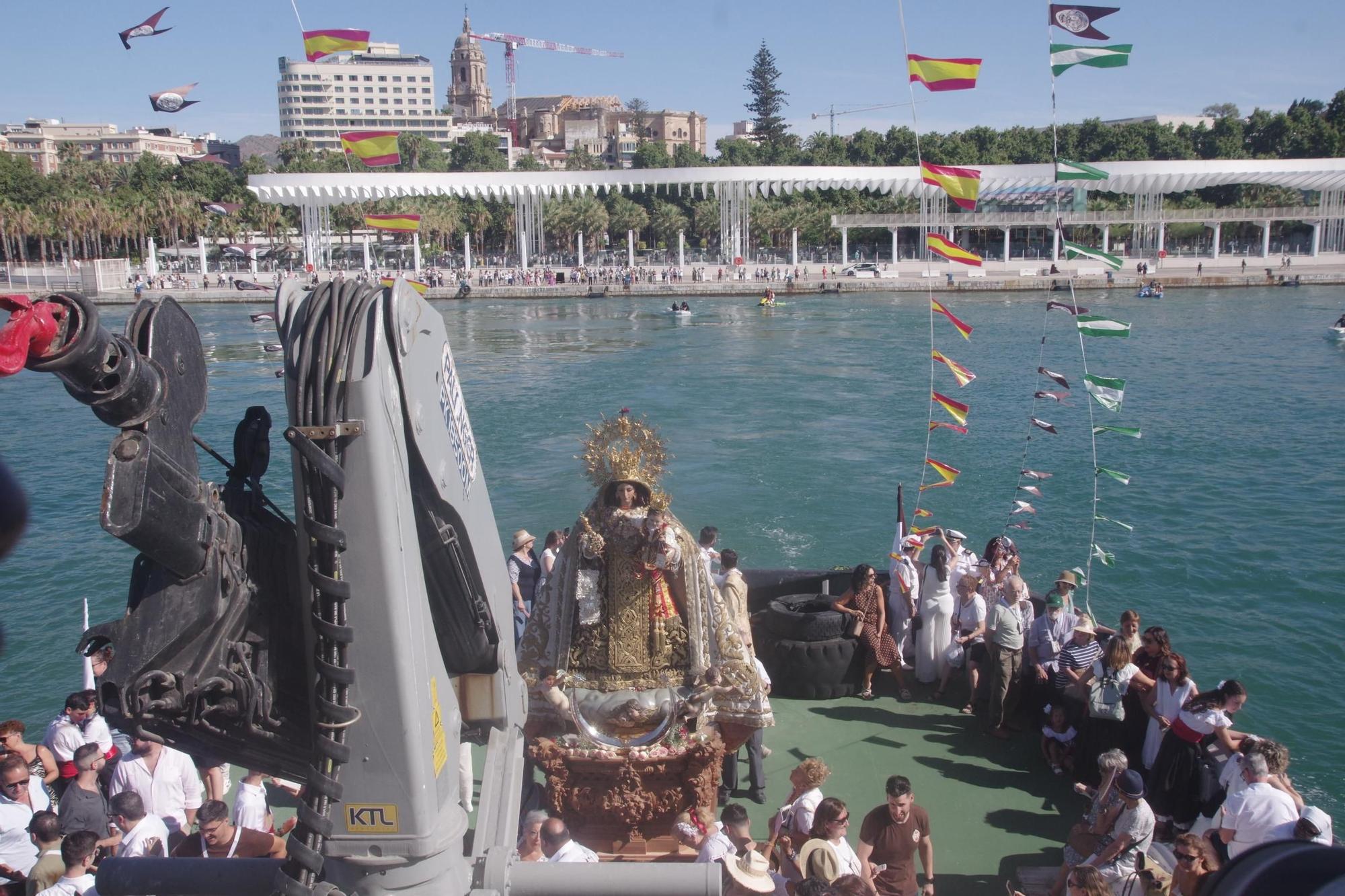 Procesión marítima Carmen de la Virgen del Carmen Coronada de El Perchel
