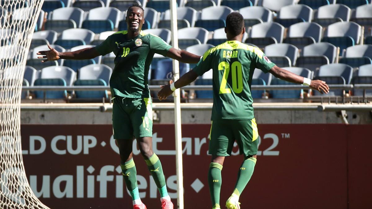 Famara Diedhiou, autor de un 'hat-trick' en la victoria de Senegal por 1-3 ante Namibia