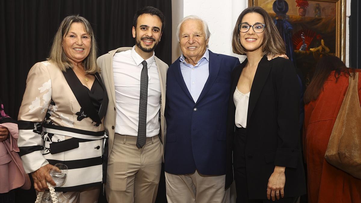 Mari Ángeles Quesada, Paco Valero, Manuel Benítez ‘El Cordobés’ y Rocío Arrom, en la jornada de apertura del tablao flamenco Alma.