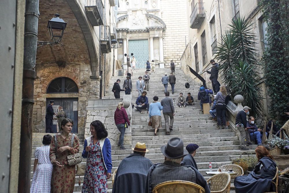 El rodatge del film alemany «The Path» al Barri Vell de Girona