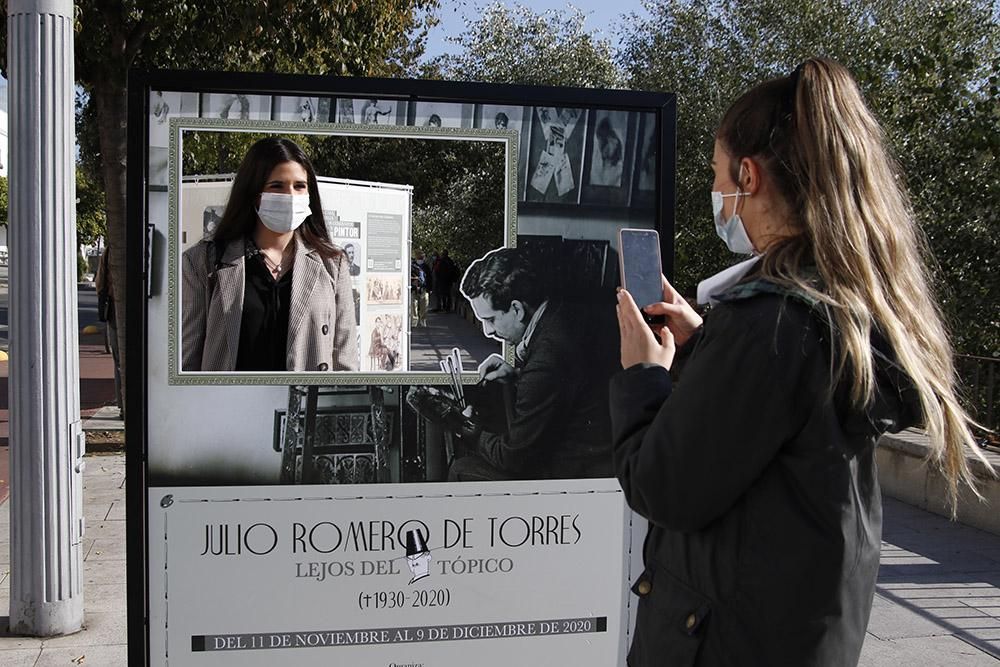 La Ribera acoge la exposición urbana 'Julio Romero de Torres, lejos del tópico'
