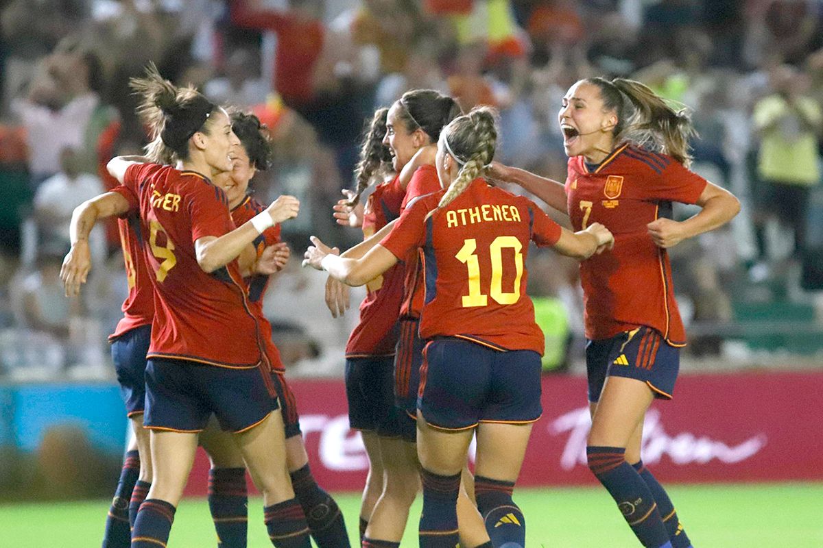 Las imágenes del España - Suecia femenino