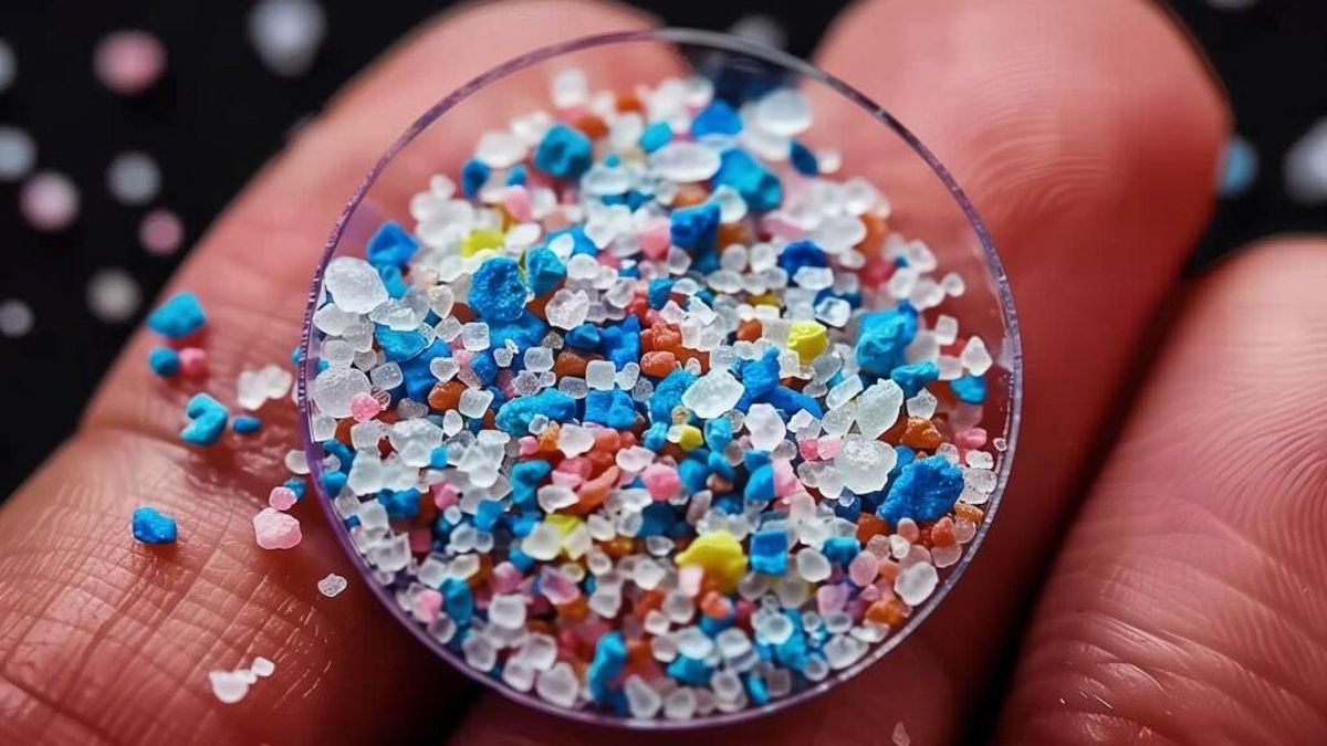Microplásticos, de uno a cinco milímetros. Microplásticos, de uno a cinco milímetros.