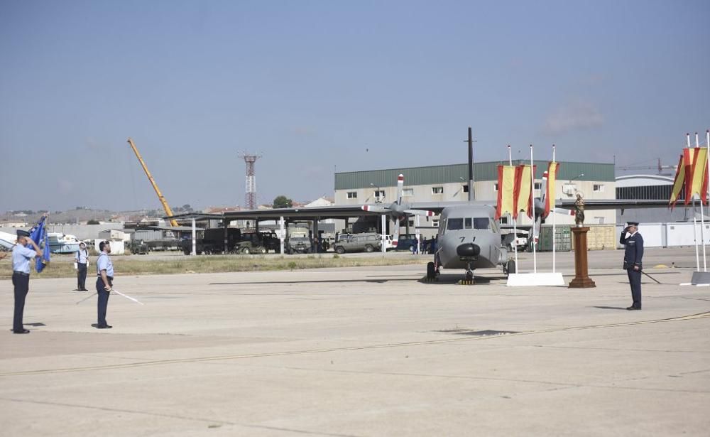 Acto de relevo de mando de la Base Aérea de Alcantarilla