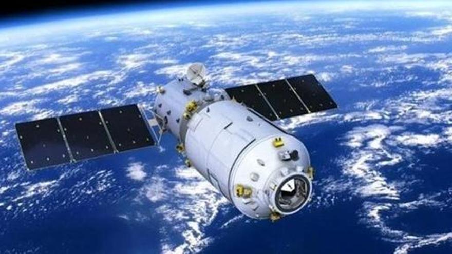 La estación espacial china Tiangong-1.