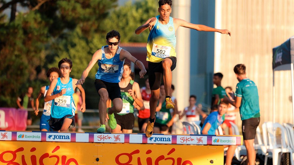 Campeonato de España de atletismo sub-16 en Las Mestas