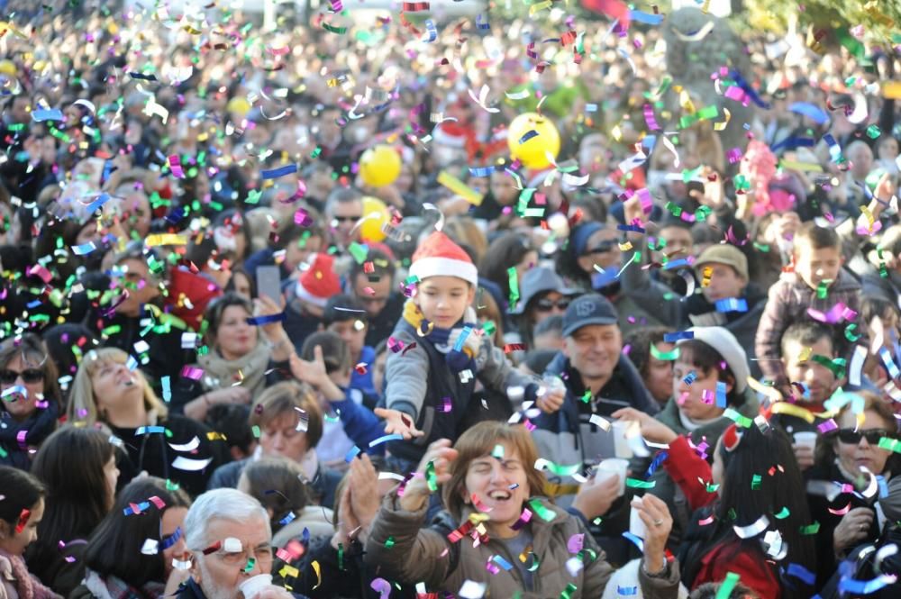 Celebración anticipada de Año Nuevo en Vilagarcía