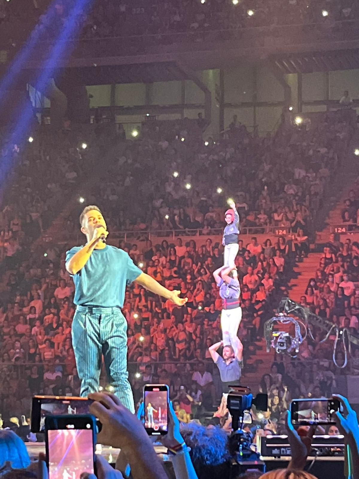 Pedro da Costa al concert d'Eufòria al Palau Sant Jordi