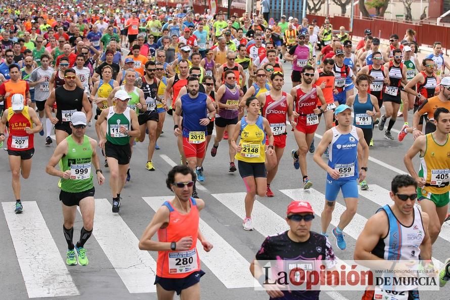 Media Maratón de Murcia: salida