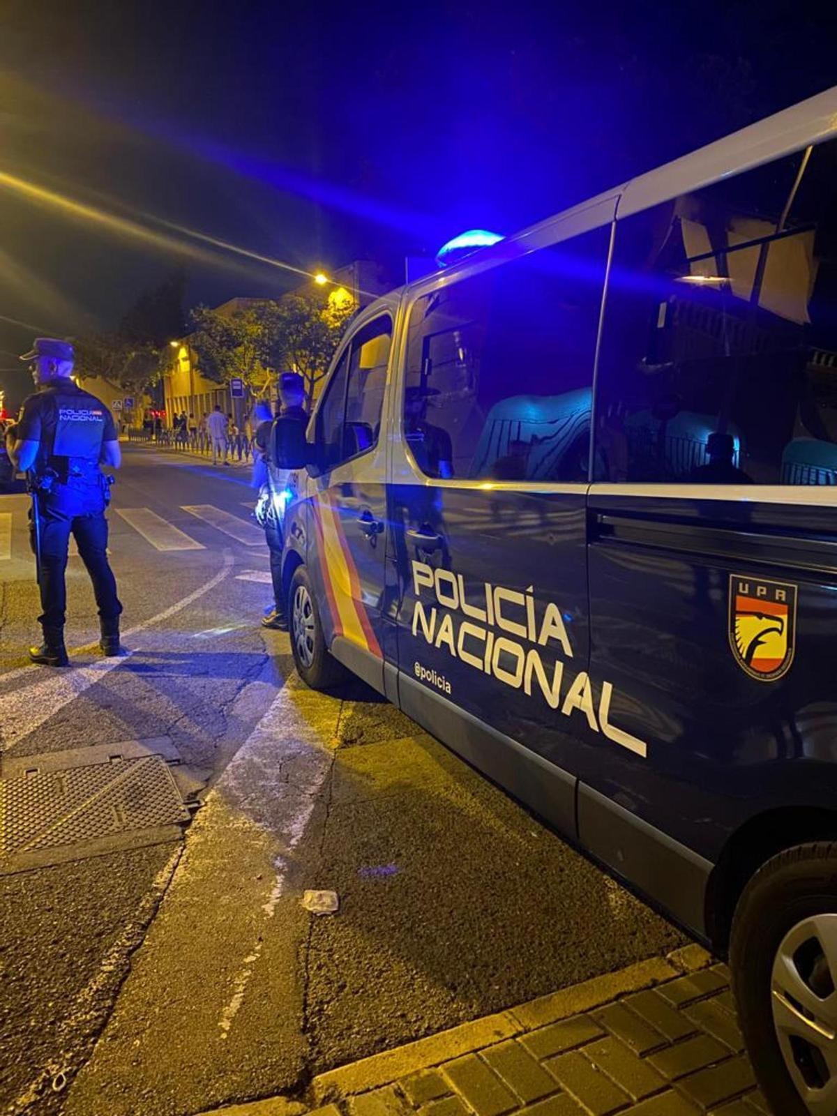 La Policía Nacional, durante otro operativo, en una imagen de archivo.