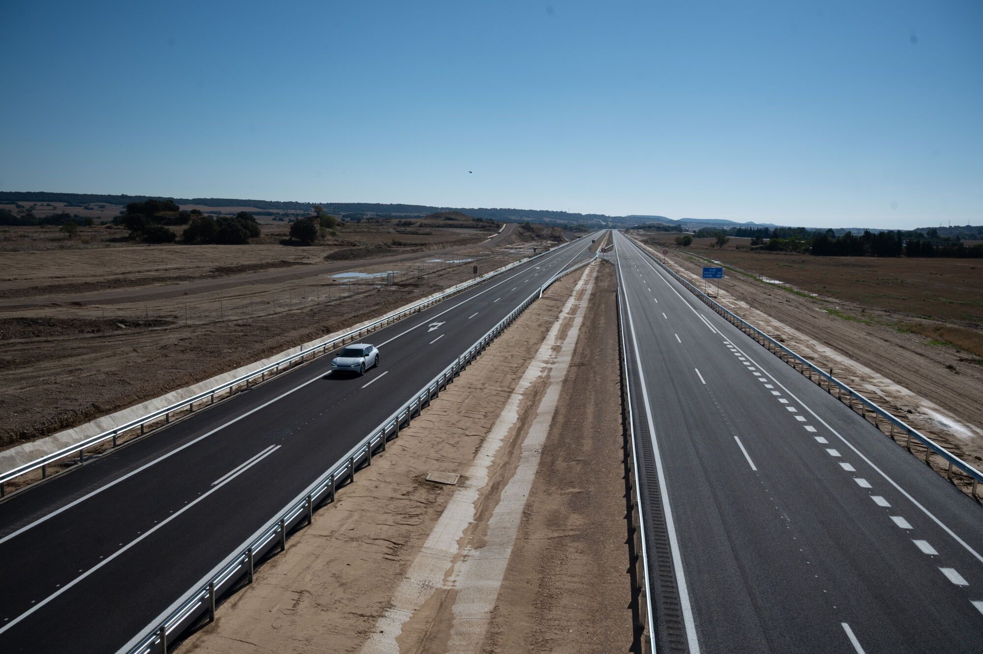 Inauguración del tramo de la A-22 entre Huesca y Siétamo
