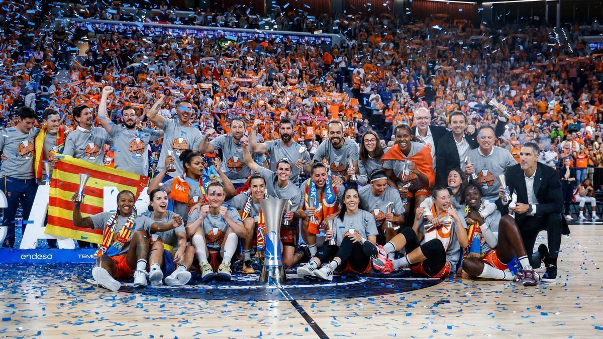 Valencia VLC SPD baloncesto segundo partido de la Final de la Liga Endesa F entre el Valencia Basket y el Casademont Zaragoza en el que el Valencia Basket se ha proclamado campeón de Liga