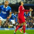 Calvert-Lewin celebrando el gol de la sentencia ante el Liverpool