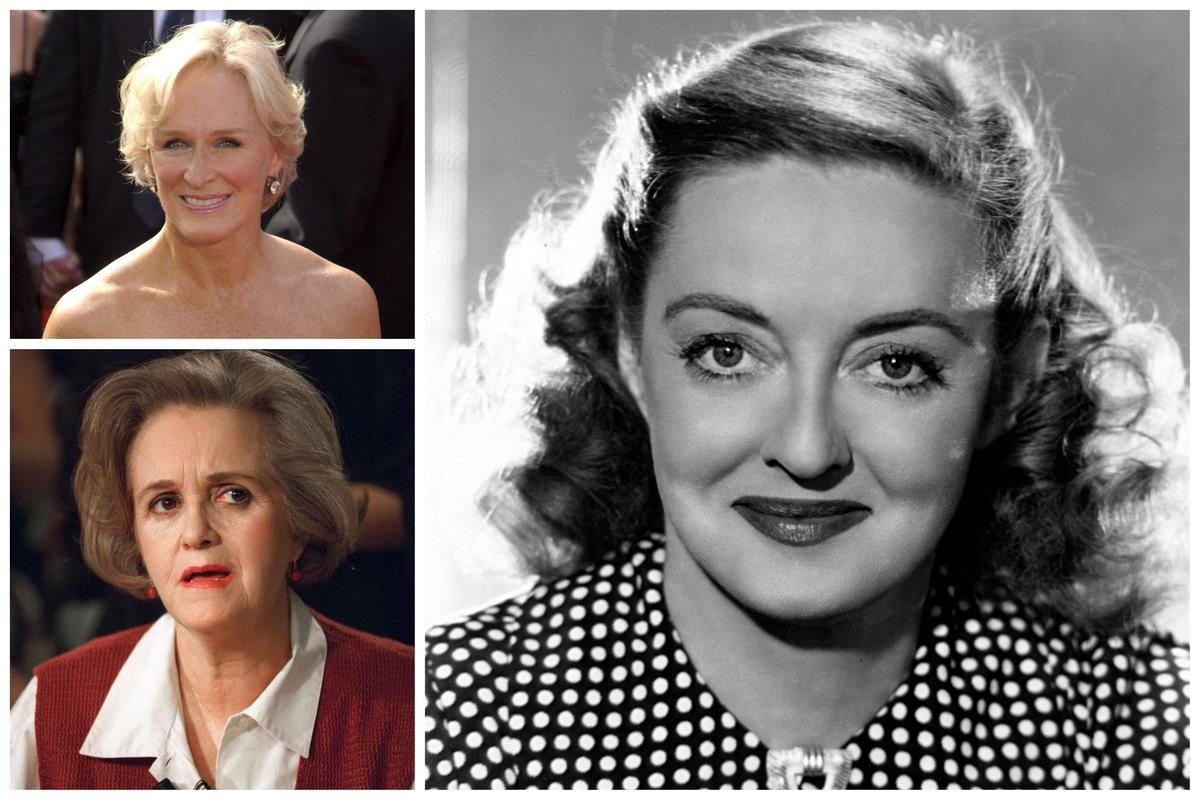 Glenn Close, Chus Lampreave e Bette Davis.