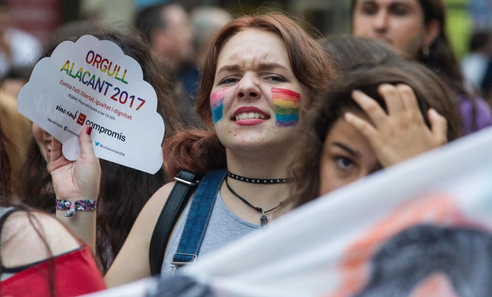 Alicante ondea la bandera del Orgullo LGTBI