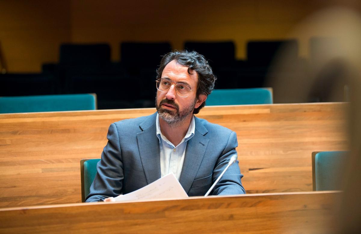 Vicent Mascarell en la Diputación.