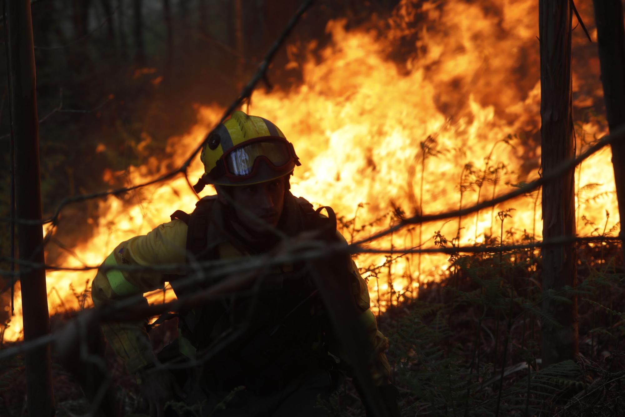 Incendios en la zona de La Venta, Valdés