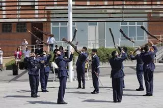 VÍDEO: Exhibición de la Patrulla de Honores del Ejército del Aire y del Espacio en Gijón