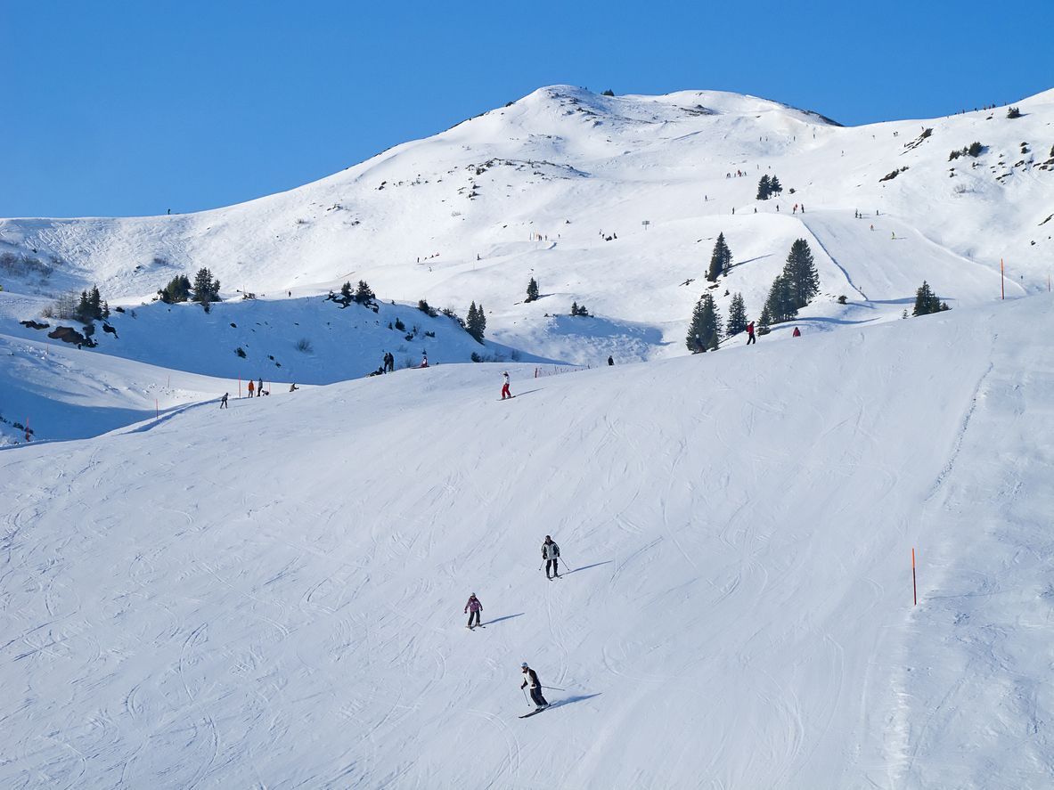 De las 16 estaciones de esquí, es la que menos saturación tiene.