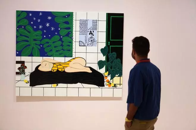 La exposición 'Farah Atassi. Genius Loci' del Museo Picasso de Málaga, en fotos