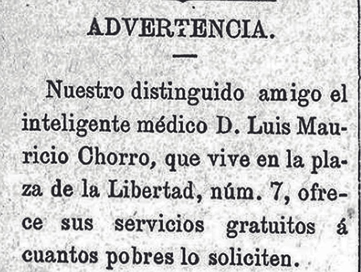 «El Constitucional» de 20-8-1885