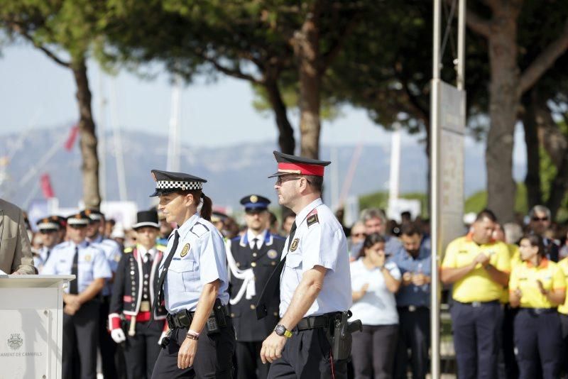 Homenaje a las vííctimas de Cambrils